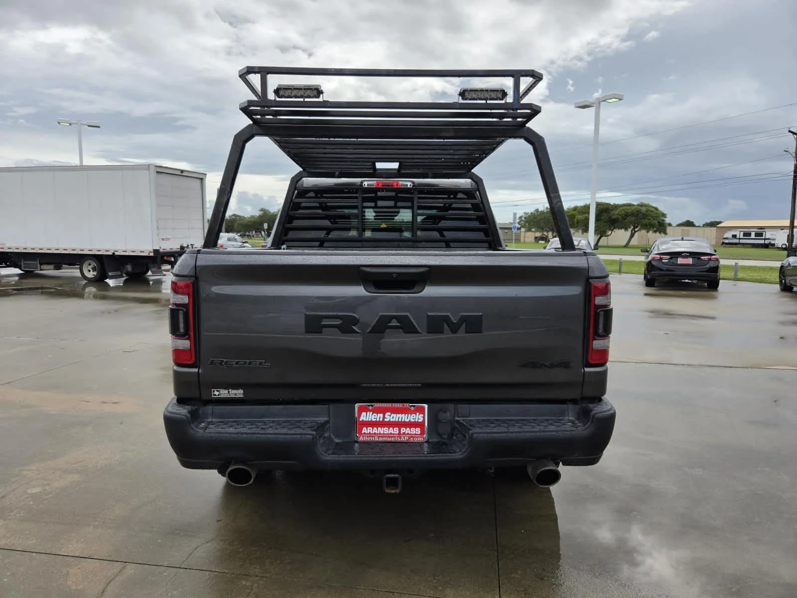 Used 2022 Granite Crystal Metallic Clearcoat Ram Rebel image 4