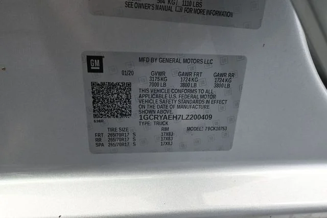 Used 2020 Silver Chevrolet WT image 45