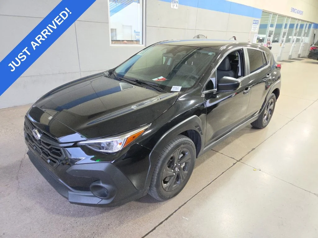 Used 2024 Crystal Black Silica Subaru Base image 1