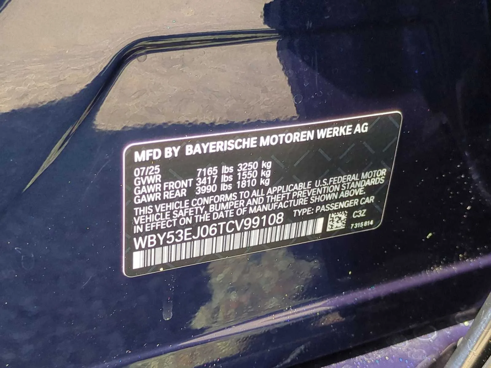New 2026 Tanzanite Blue II Metallic BMW xDrive60 image 36