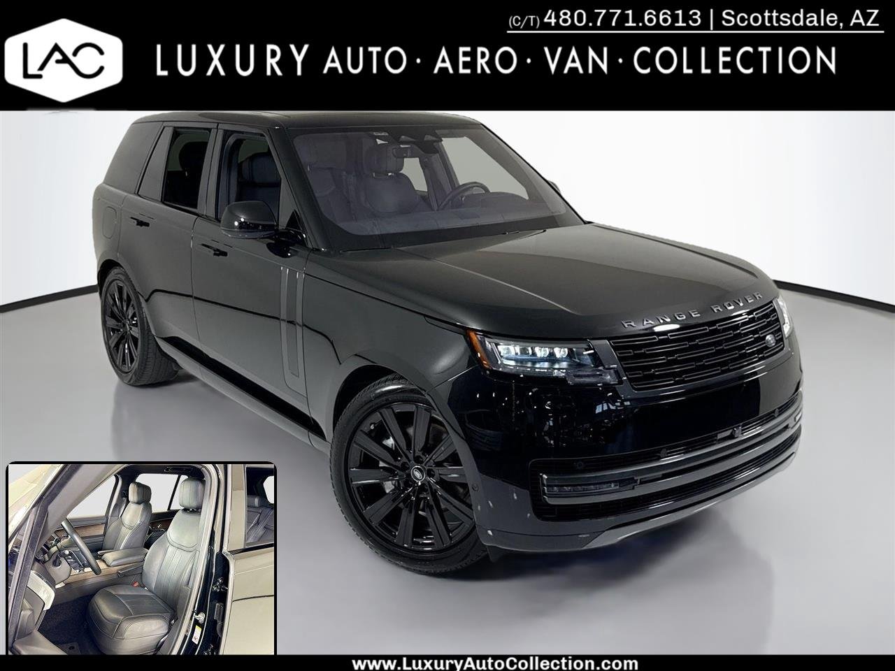 Used 2023 Santorini Black Metallic Land Rover SE image 1