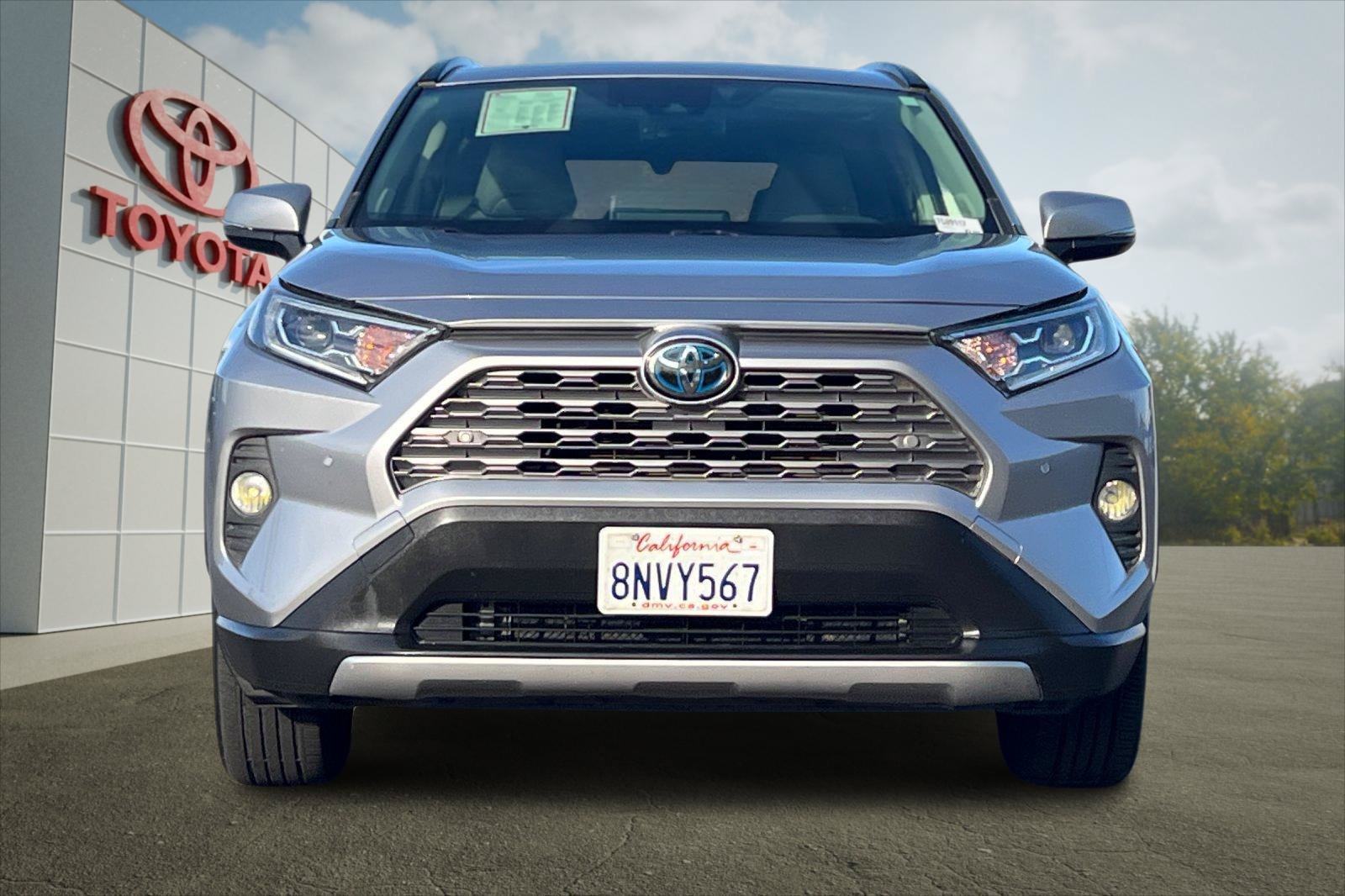 Certified Used 2019 Silver Sky Metallic Toyota Hybrid Limited image 8