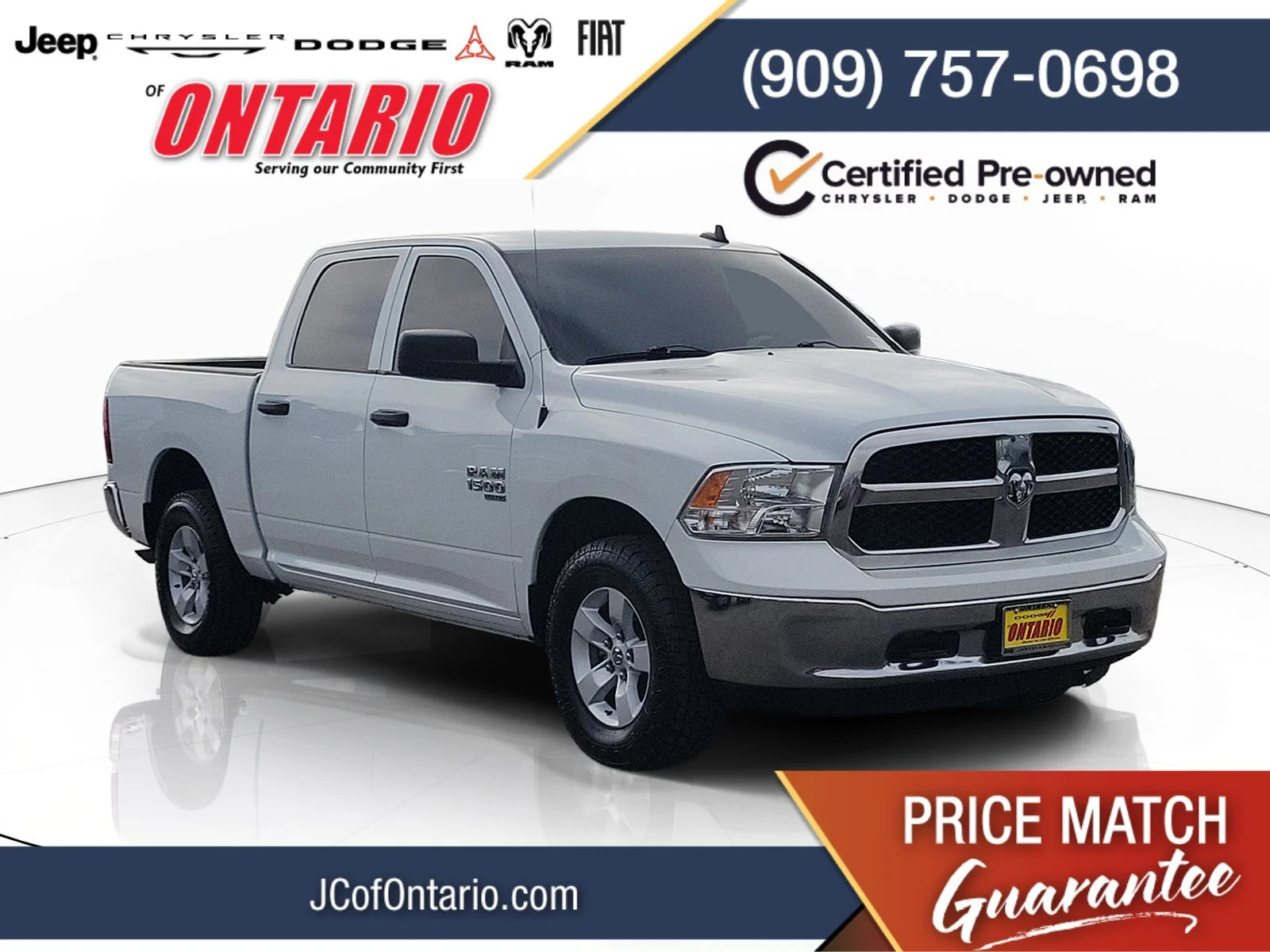 Certified Used 2022 White Ram SLT image 1