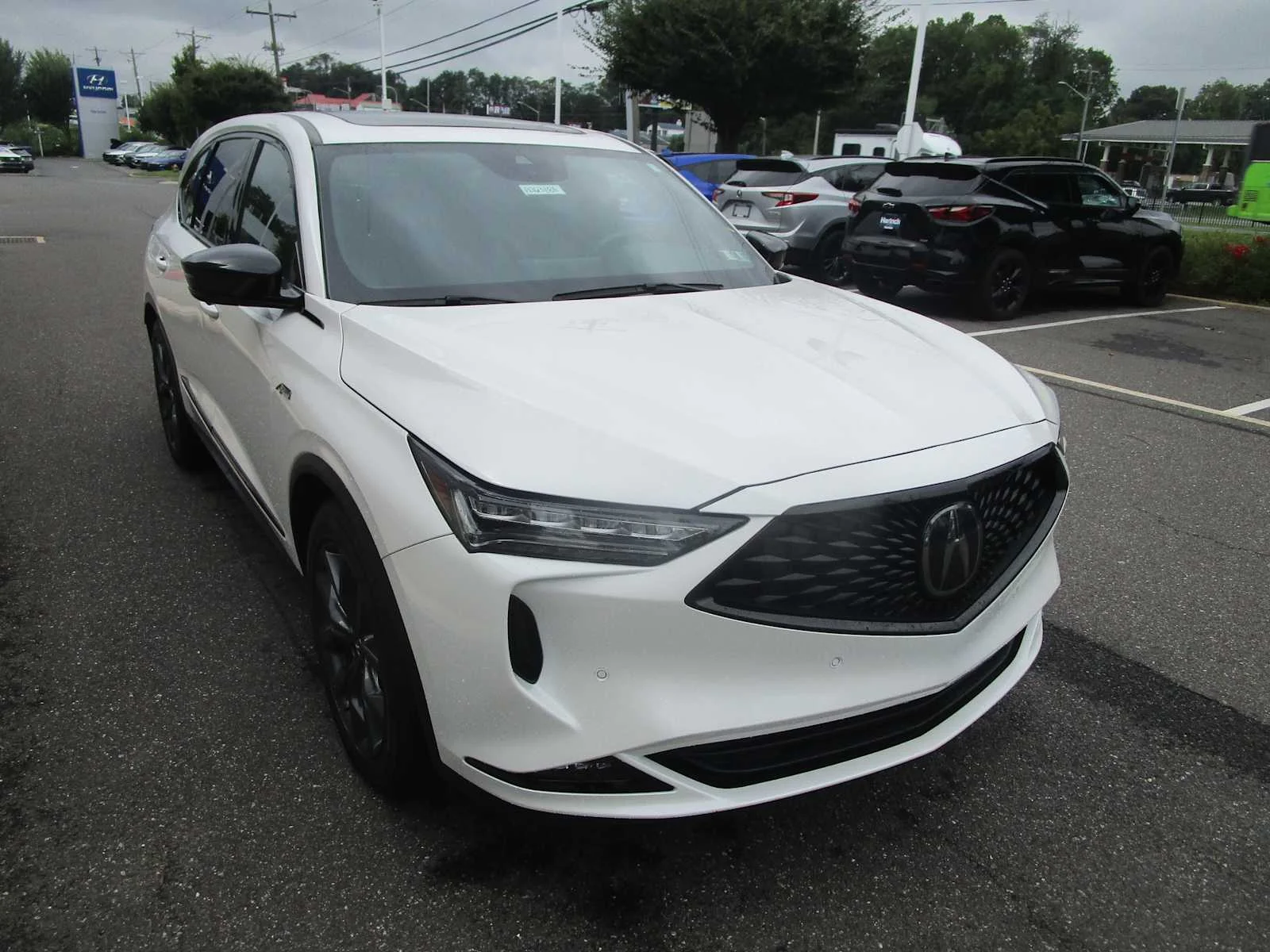 Certified Used 2023 Platinum White Pearl Acura w/A-Spec Package image 4