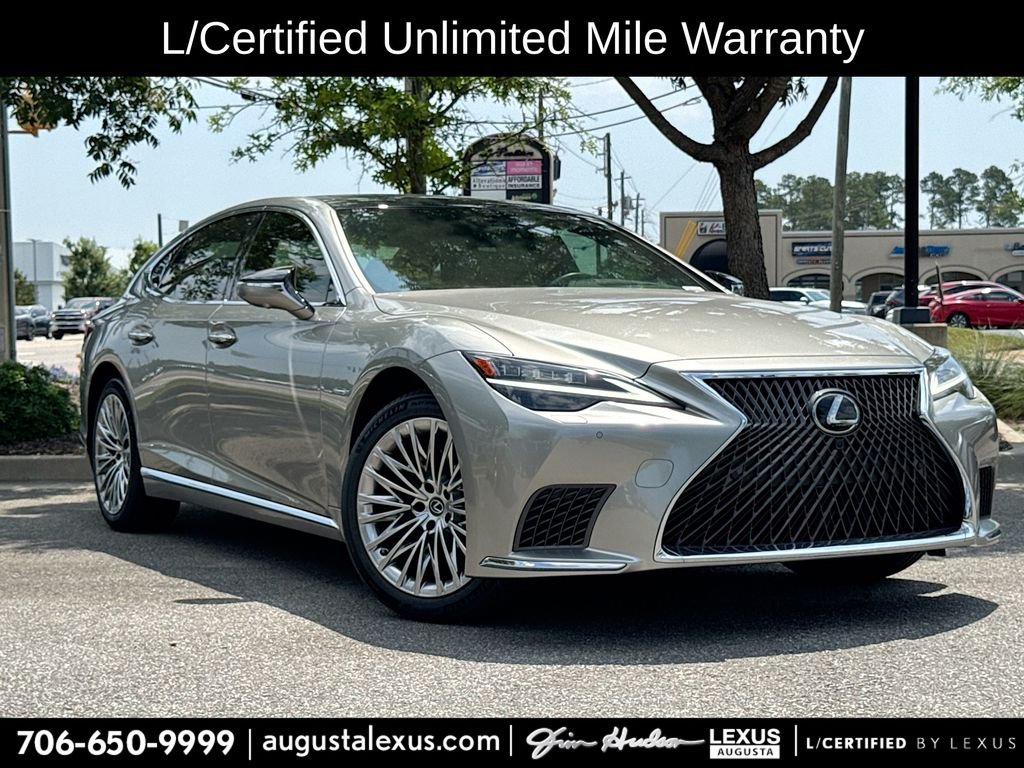 Atomic Silver 2024 Lexus LS Sedan Rear-Wheel Drive