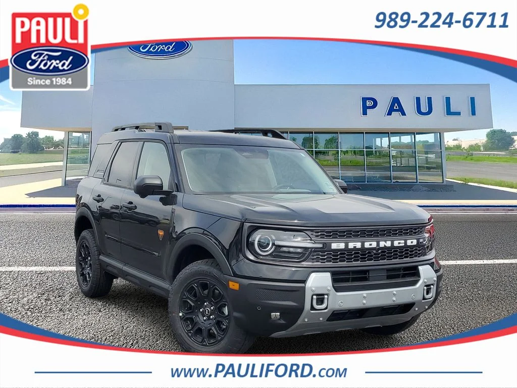 New 2026 Shadow Black Ford Badlands® image 1