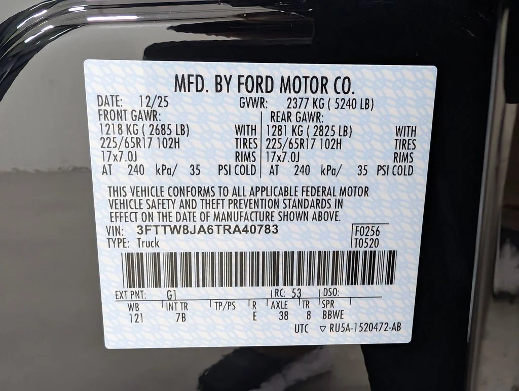 New 2026 Shadow Black Ford XLT image 9