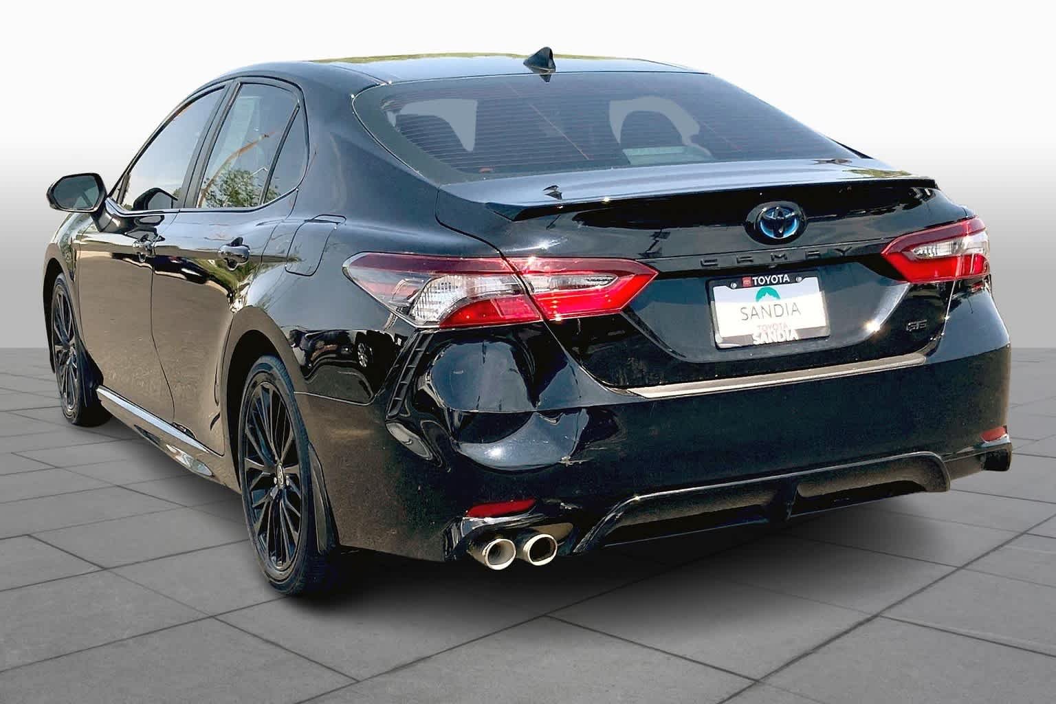 Used 2022 Midnight Black Metallic Toyota Hybrid Nightshade image 12