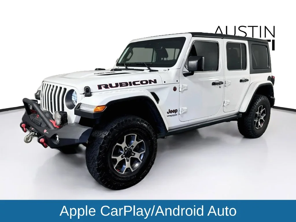 Used 2021 White Jeep Unlimited Rubicon image 3
