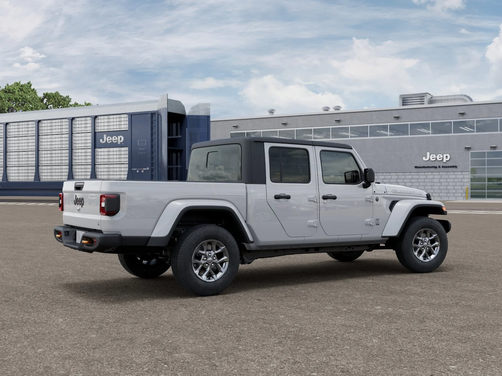 New 2026 Bright White Clear-Coat Exterior Paint Jeep 85th Anniversary Edition image 4