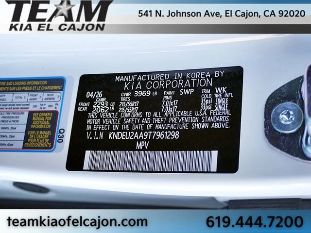 New 2026 White Kia S image 38