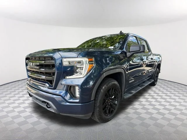 Used 2021 PACIFIC BLUE METALLIC GMC Elevation image 1
