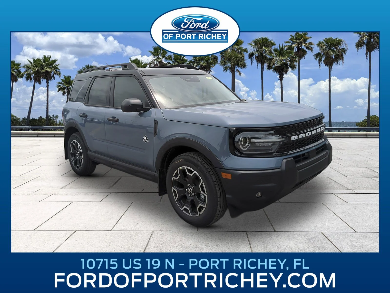 New 2026 Azure Gray Metallic Tri-Coat Ford Outer Banks® image 1