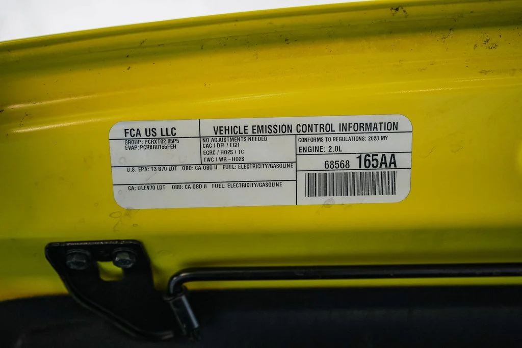 Used 2023 Yellow Jeep Sahara 4xe image 28