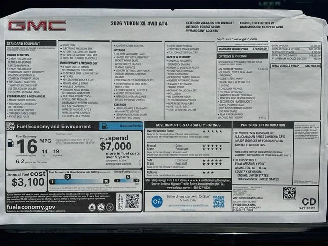 2026 GMC Yukon XL AT4 - Photo 21