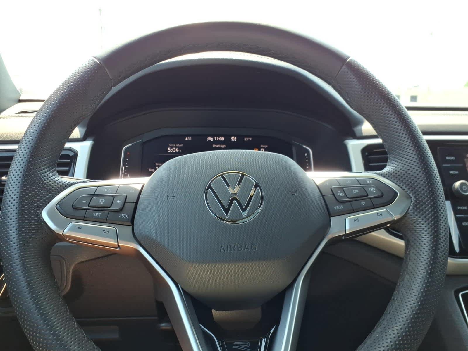 Certified Used 2023 Pure Gray Volkswagen 3.6L V6 SEL R-Line Black image 23
