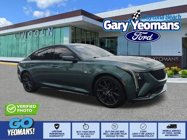 Certified Used 2025 Metallic Cadillac Sport image 1