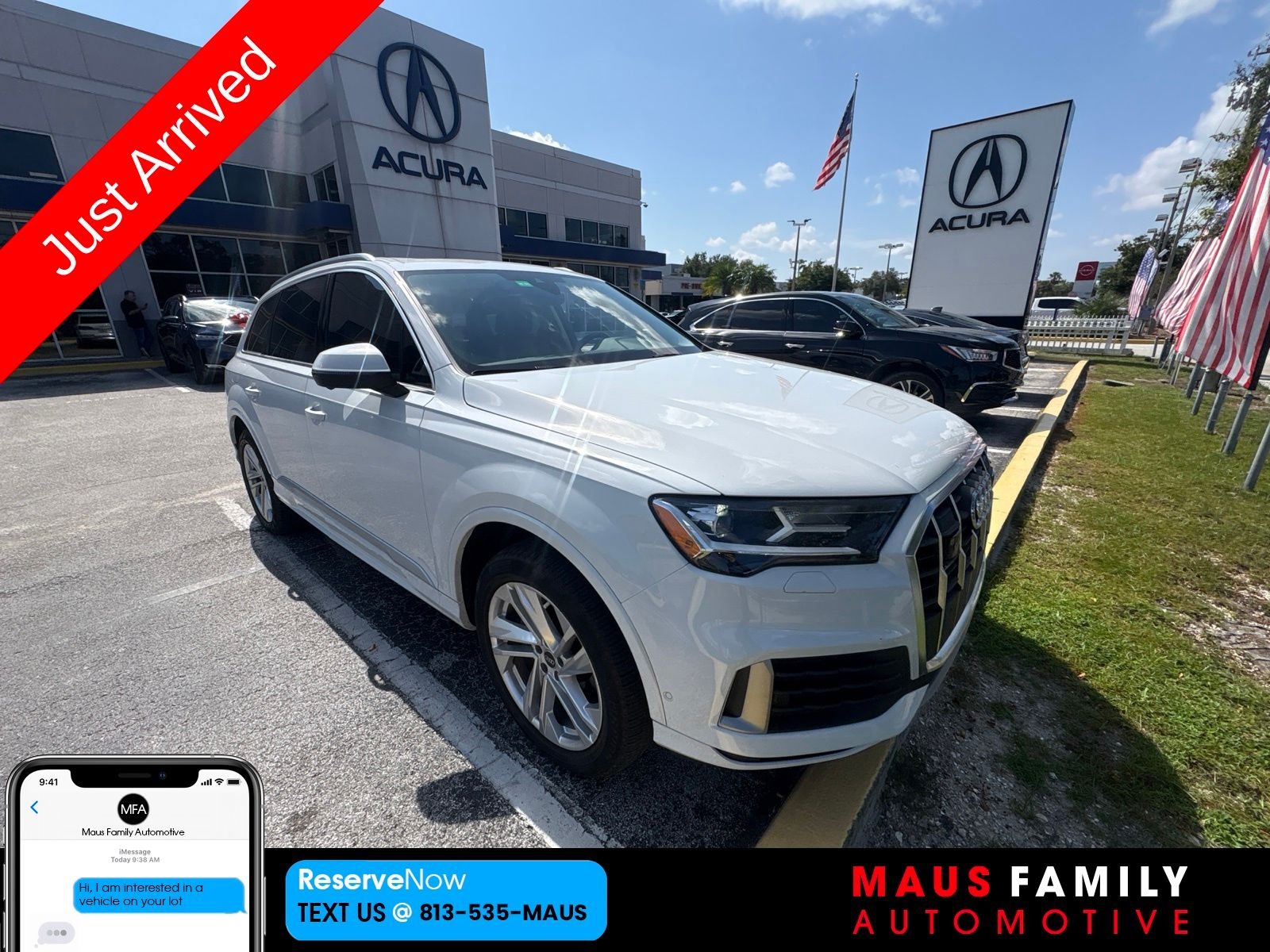 Used 2022 White Audi 45 Premium Plus image 1