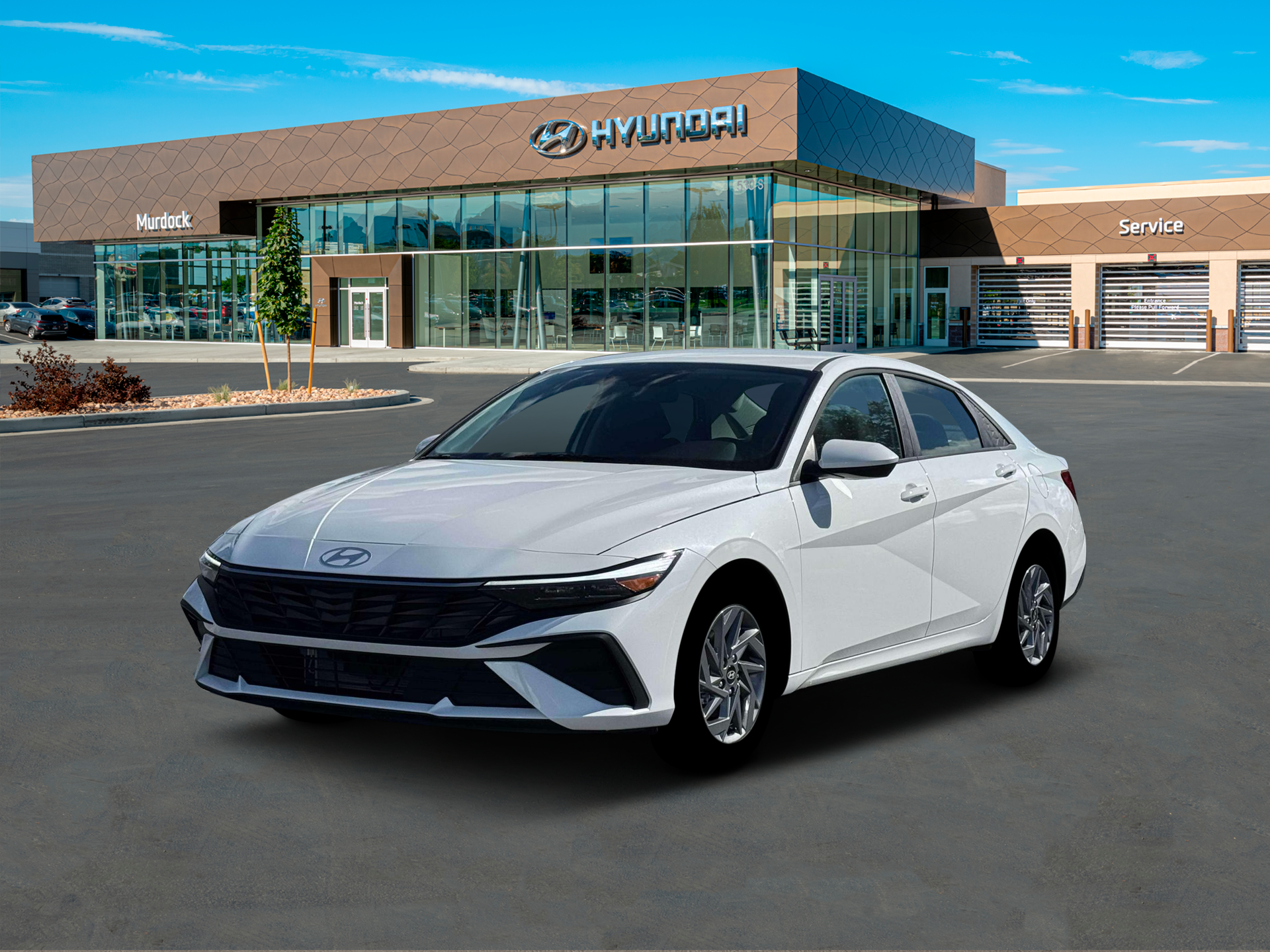New 2026 Serenity White Hyundai Blue image 1