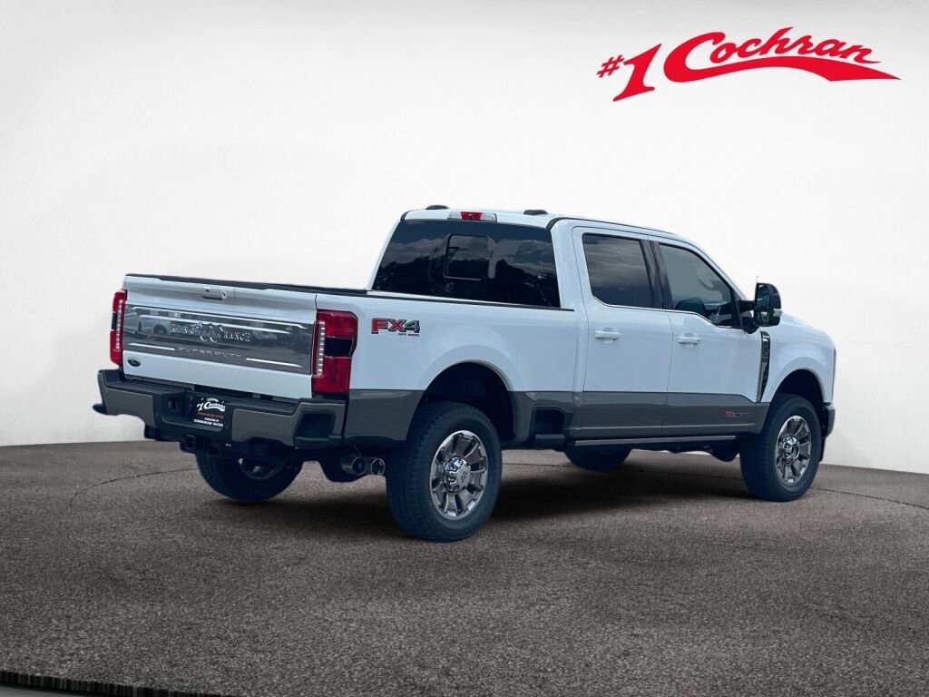 New 2026 Star White Metallic Tri-Coat/Marsh Gray Ford King Ranch image 5