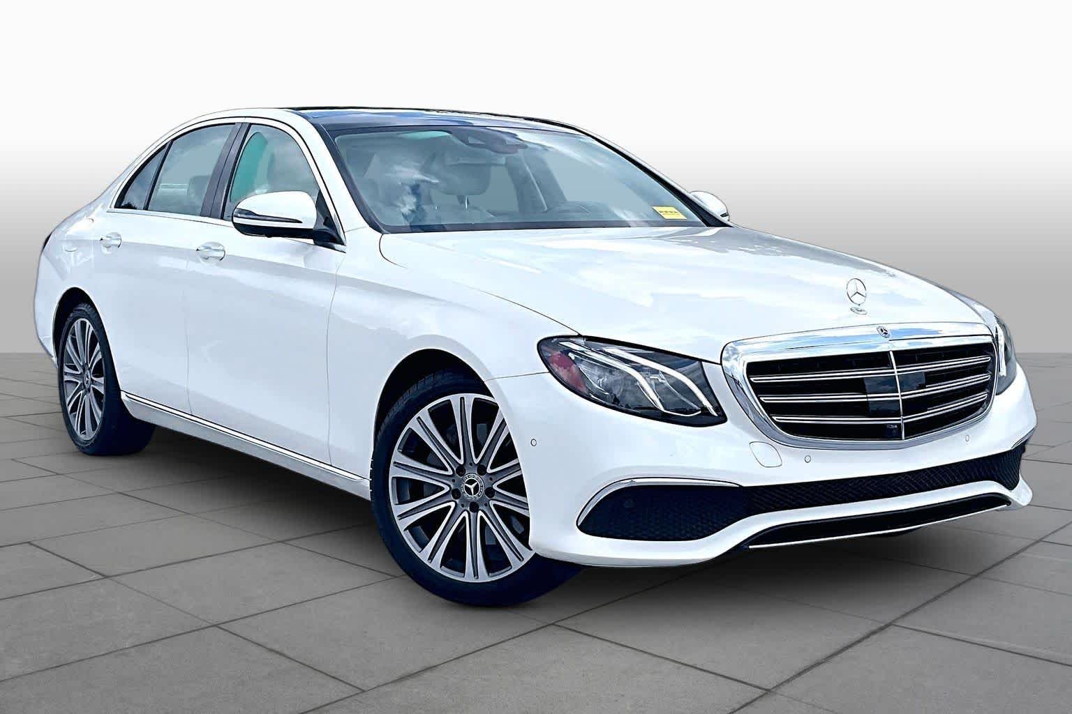 Used 2020 designo Diamond White Metallic Mercedes-Benz E 350 image 3