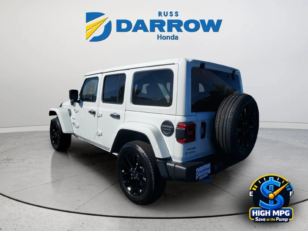 Used 2024 White Jeep Sahara 4xe image 3