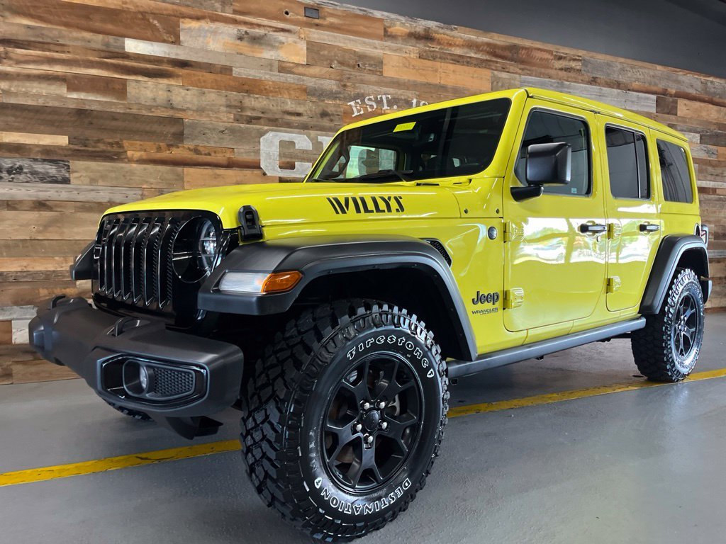 Used 2022 High Velocity Clearcoat Jeep Unlimited Willys image 16