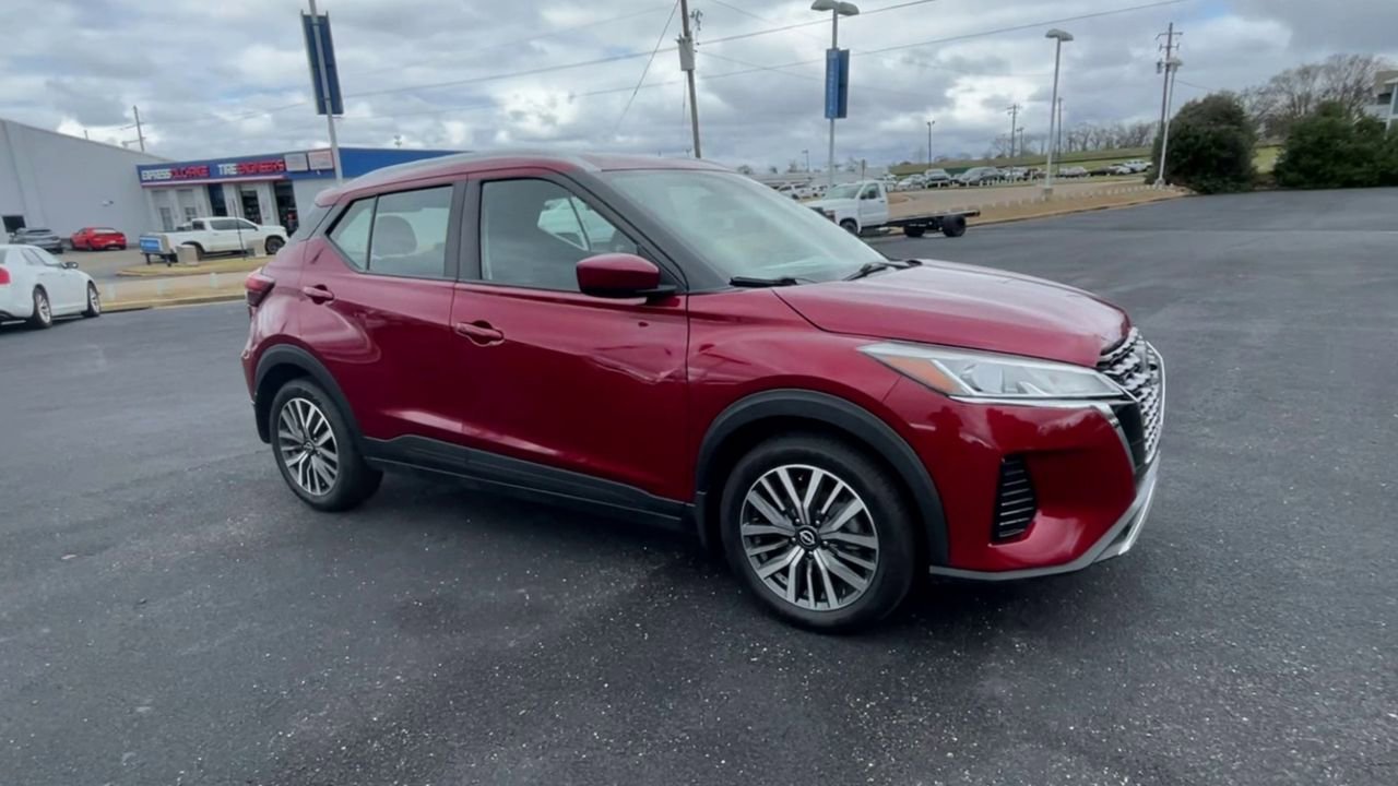 Used 2023 Nissan Kicks SV with VIN 3N1CP5CV5PL566782 for sale in Prattville, AL