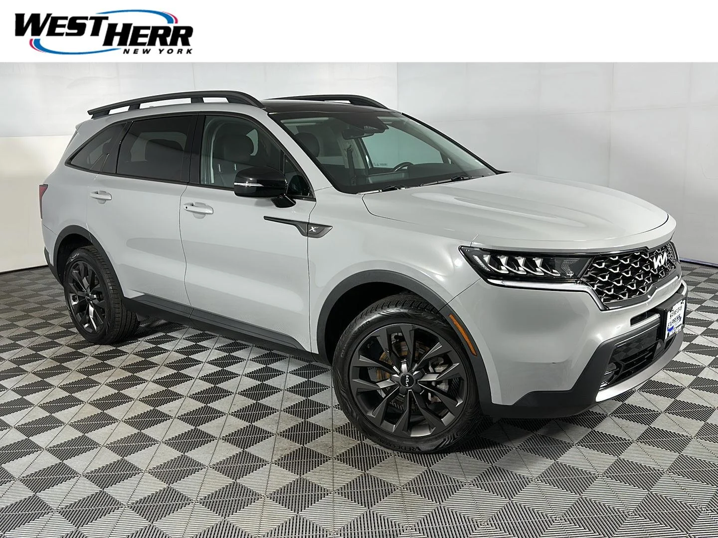 Used 2023 Wolf Gray Kia X-Line EX image 1