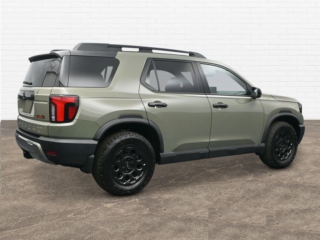 New 2026 Ash Green Metallic Honda TrailSport Elite Blackout image 6