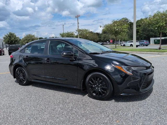 Certified Used 2025 Black Toyota LE image 2
