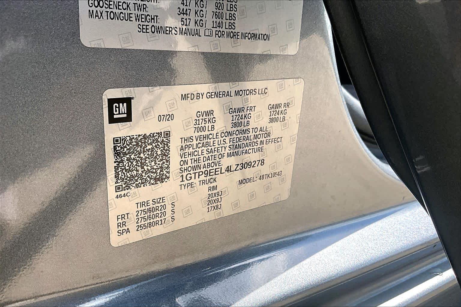 Used 2020 Satin Steel Metallic GMC AT4 image 37