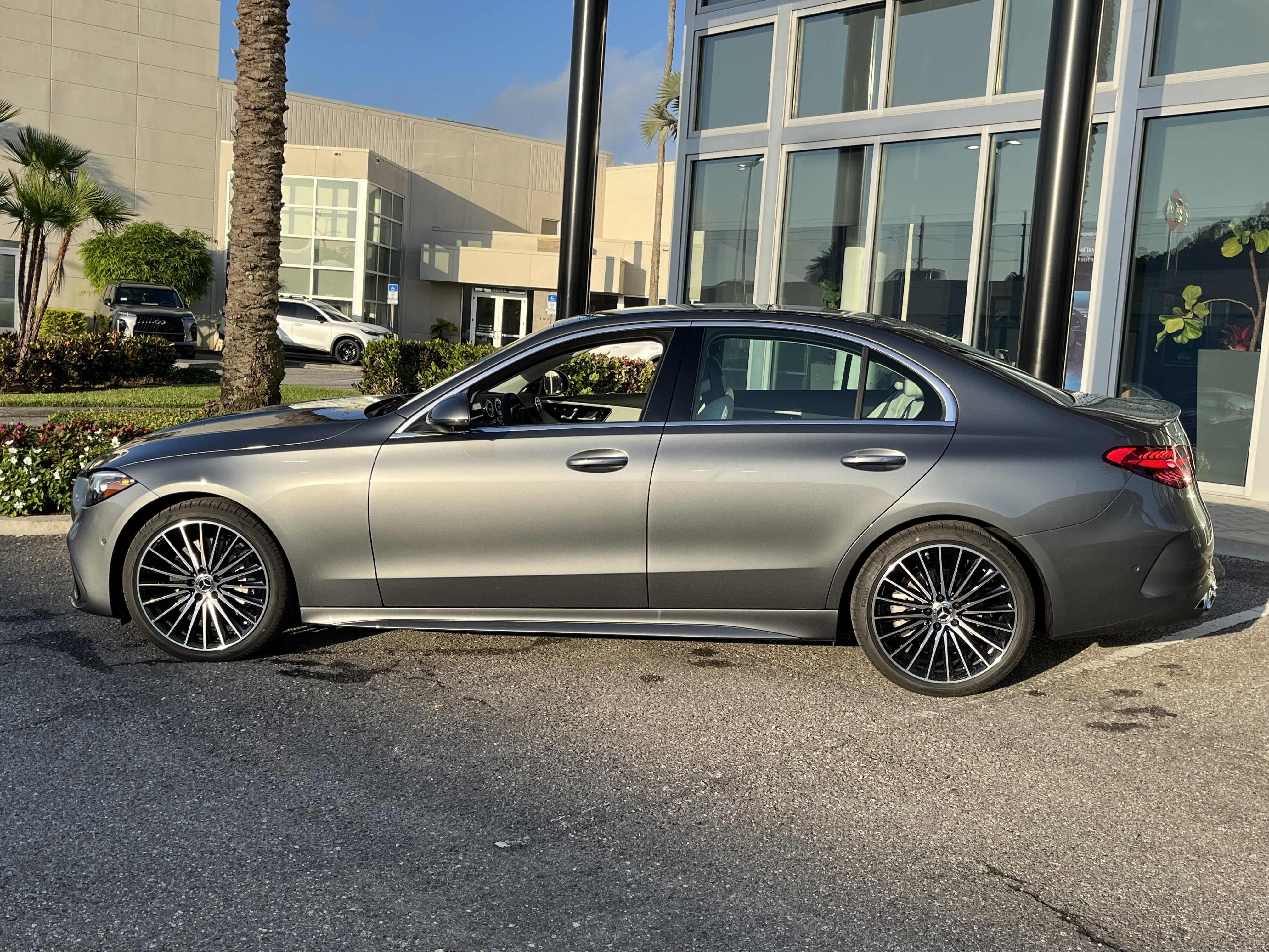 New 2026 Selenite Grey Metallic Mercedes-Benz C 300 image 3