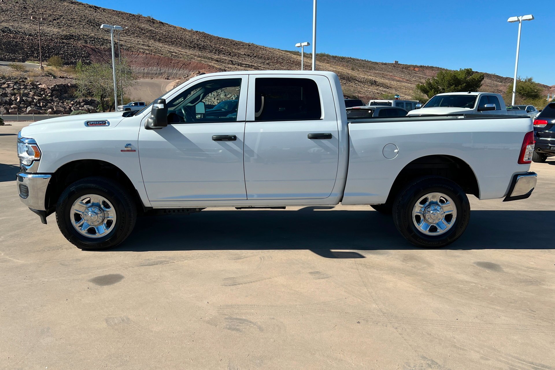 Used 2024 Bright White Clearcoat Ram Tradesman image 2