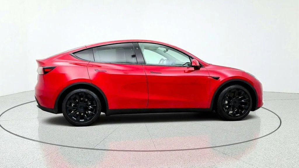 Used 2023 Red Multi-Coat Tesla Long Range AWD image 4
