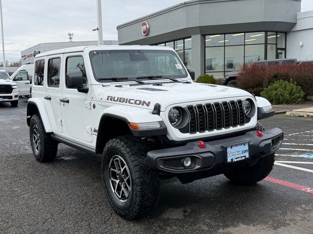 New 2026 Bright White Clearcoat Jeep Rubicon image 2