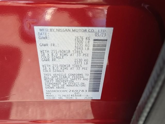 Used 2023 Scarlet Nissan SL image 7