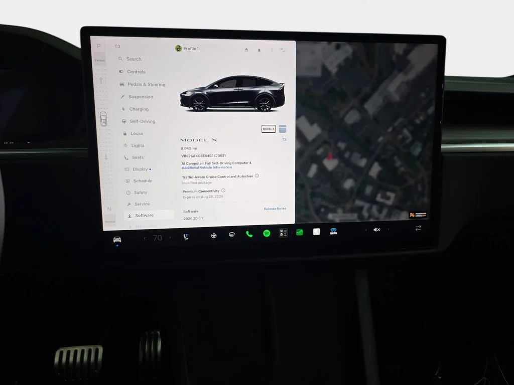 Used 2025 Stealth Gray Tesla Base image 23