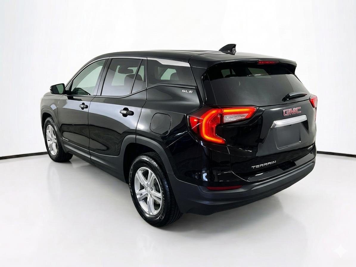 Used 2024 Ebony Twilight Metallic GMC SLE image 3