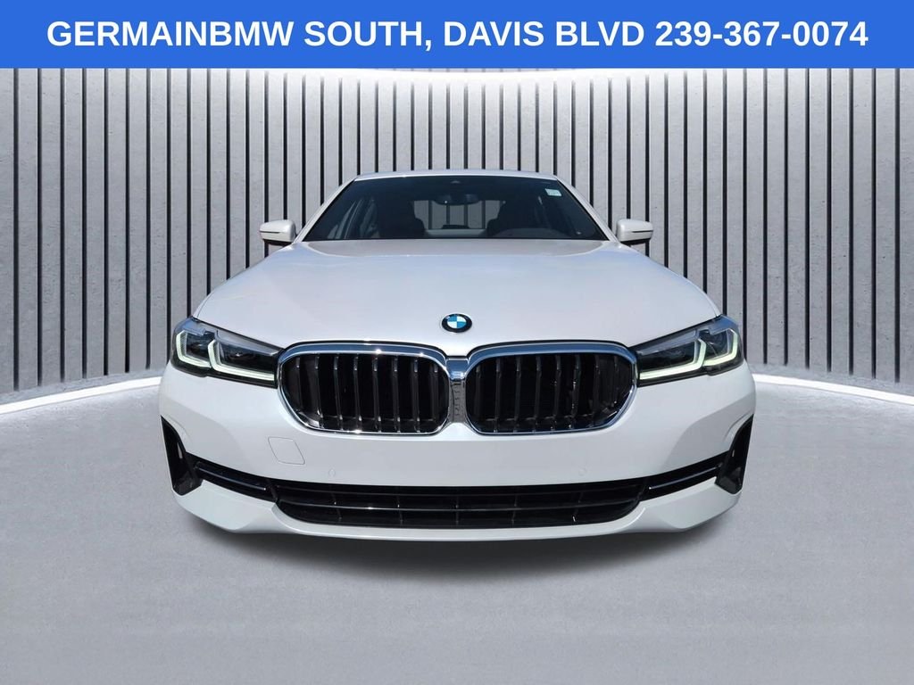 Certified Used 2023 White Metallic BMW 540i xDrive image 10