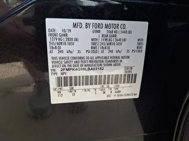 Used 2020 Black Ford SE image 27