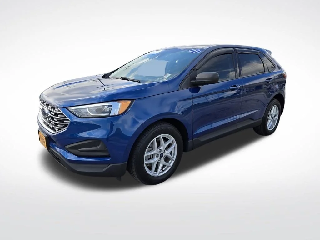 Used 2021 Blue Ford SE image 8