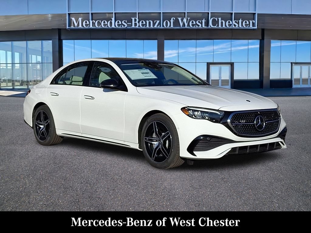 New 2026 Polar White Mercedes-Benz E 350 image 1