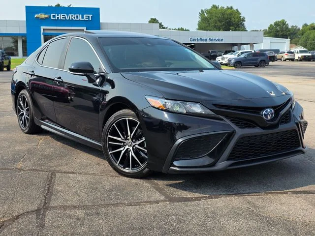 Used 2024 Black Toyota SE image 2