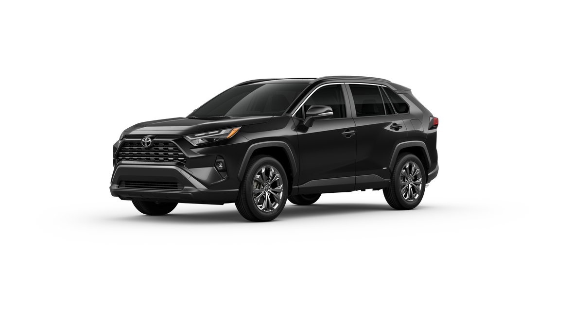 New 2025 Midnight Black Metallic Toyota Hybrid XLE Premium image 2