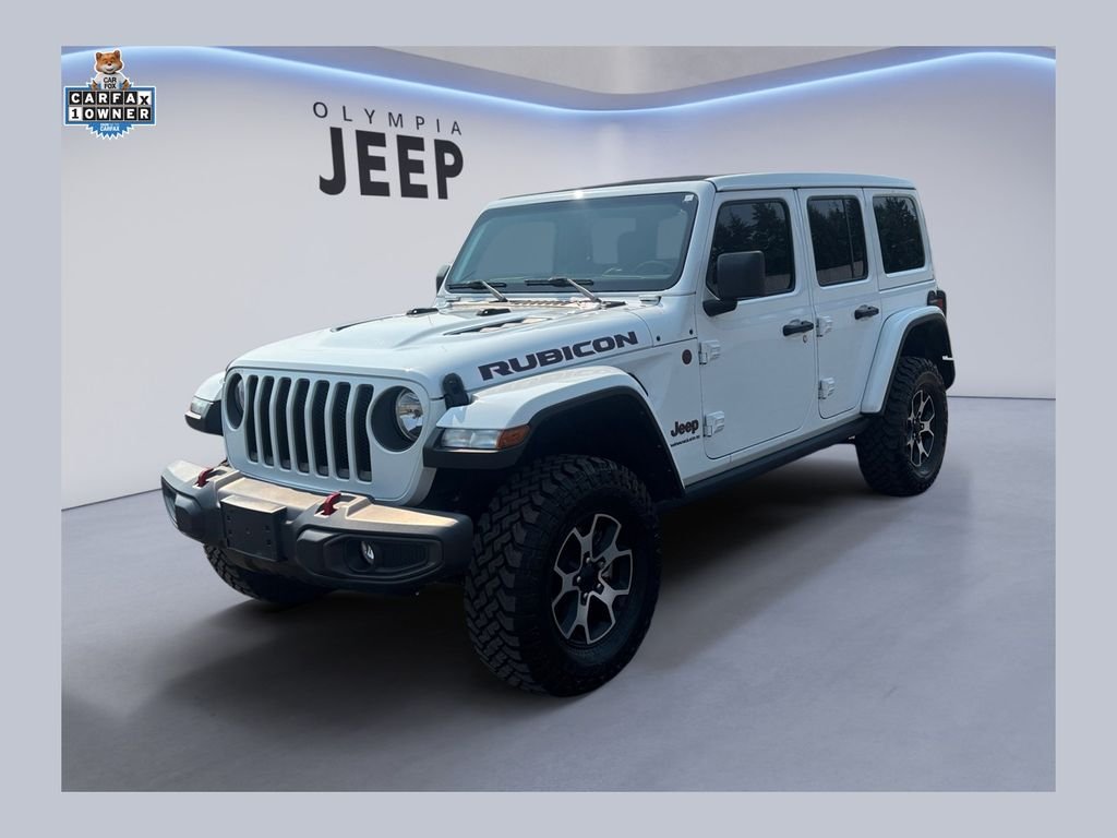 Used 2023 White Jeep Rubicon image 1