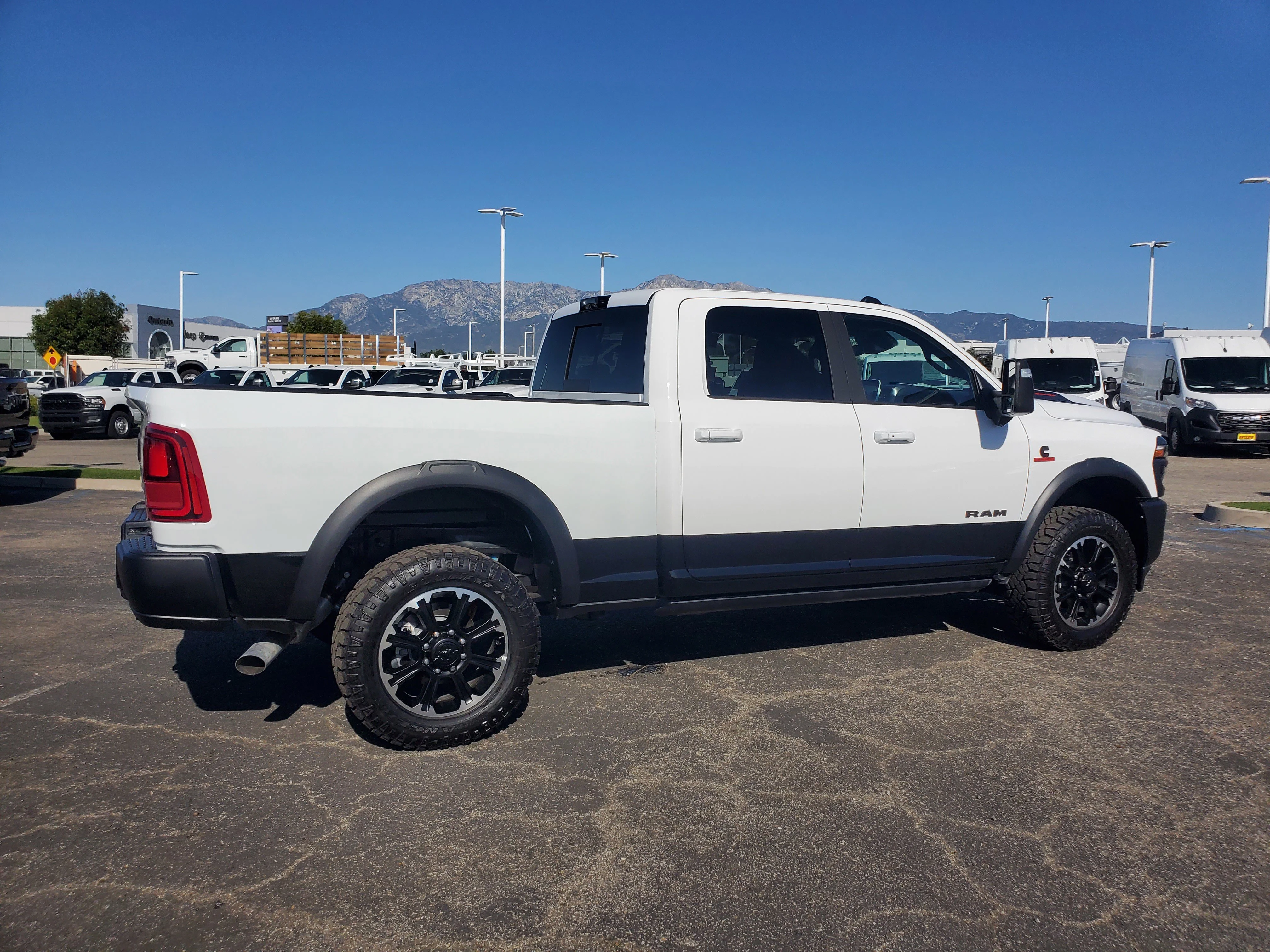 New 2026 Bright White Clearcoat RAM Rebel image 3
