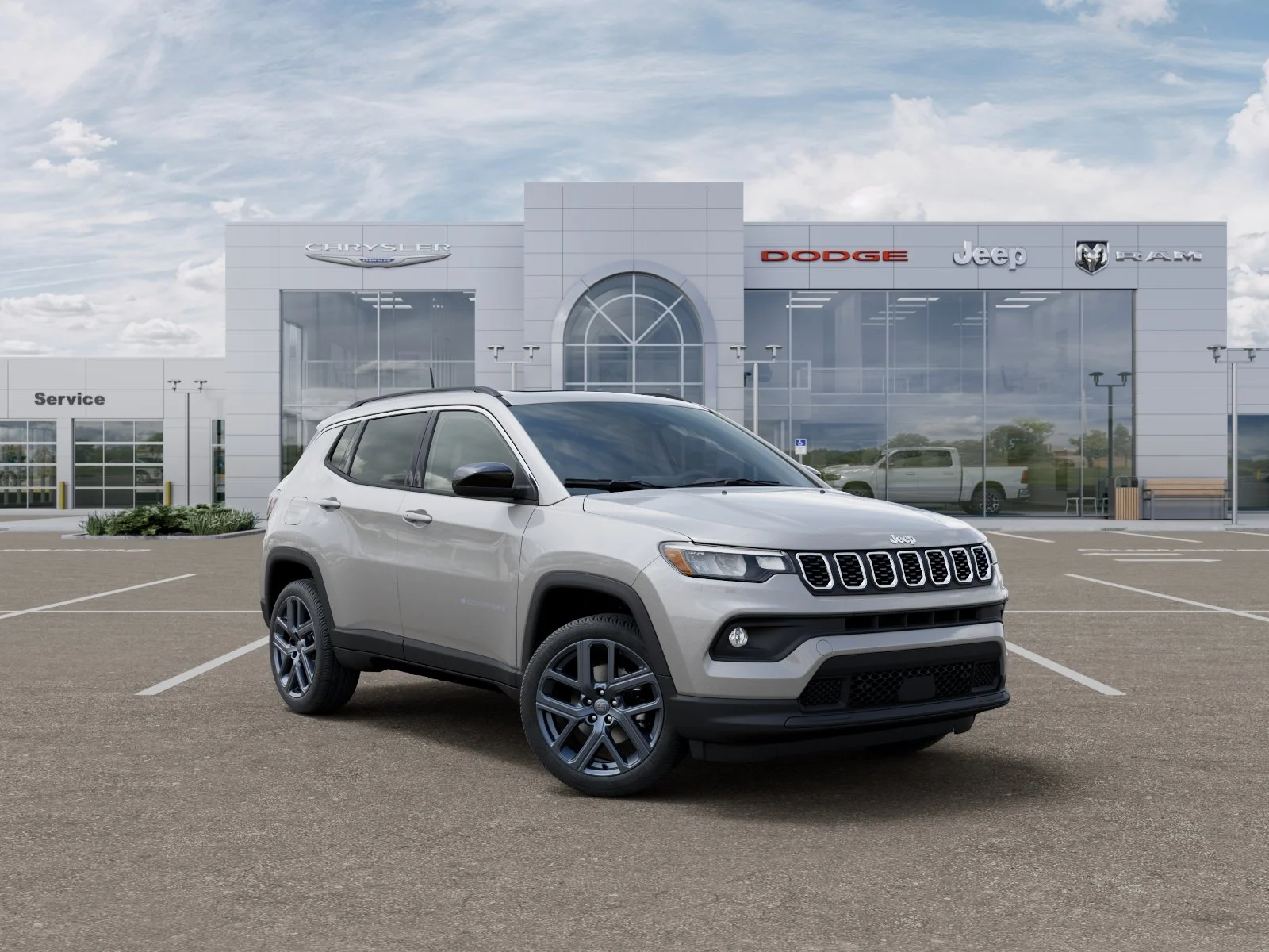 New 2026 Silver Zynith Metallic Clear-Coat Exterior Paint Jeep 85th Anniversary image 57