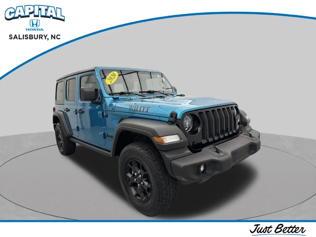 Teal 2020 Jeep Wrangler UNLIMITED SPORT Convertible Raleigh NC
