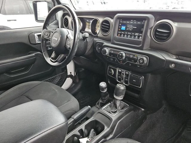 Used 2020 Bright White Clearcoat Jeep Unlimited Sport image 20